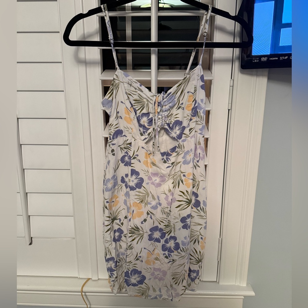 Aeropostale Floral Print Dress with Straps